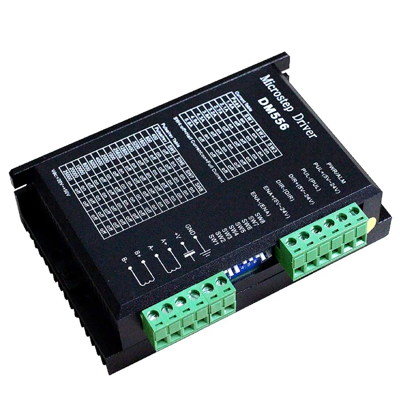 Microstep Motor Driver DM542 DM556 Suitble for 42 57 Stepper Motor Nema17 Nema23 Supply Voltage 20-50V DC 1-5.6A stepper motor driver dc motor driver
