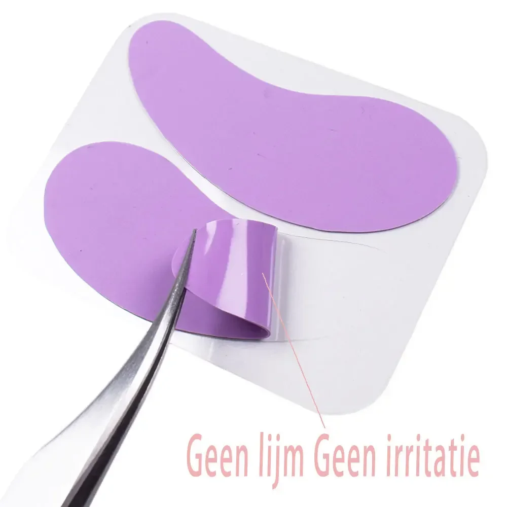 Description Picture 5 of itemNew Reusable 1Pair Eye Pads Silicone Stripe Lash Lift Eyelash Extension Hydrogel Patches Under Eye Gel Patch Makeup Tools