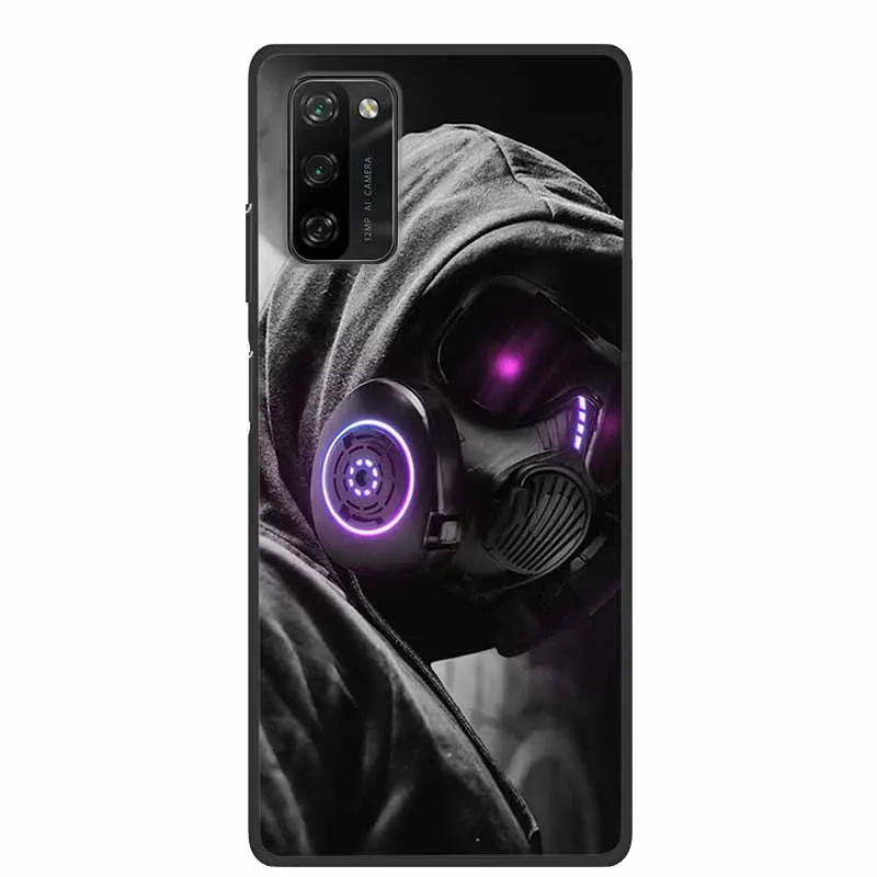 Stylish Black Silicone Phone Case - 6.67 Fashion Soft Back Cover