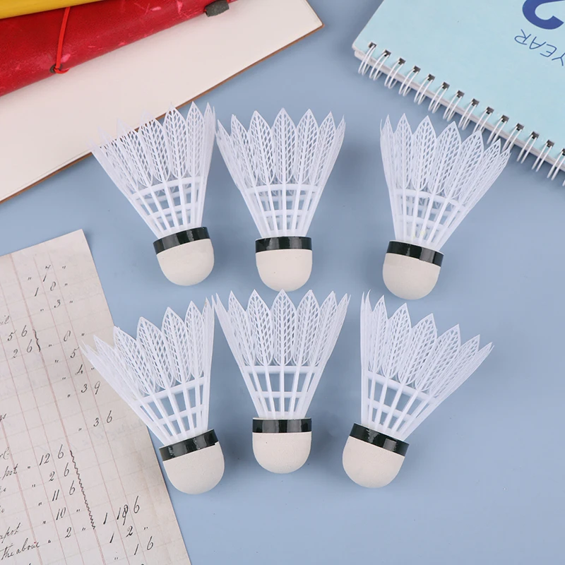 1/3/6Pcs New Child Badminton Ball Plastic Shuttlecock Outdoor Game Batting Training Colorful Badminton Ball Practice