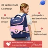 SUN EIGHT 3D Cat Girl School Bags Orthopedic Back New Children Satchels Waterproof Backpack For Women 4