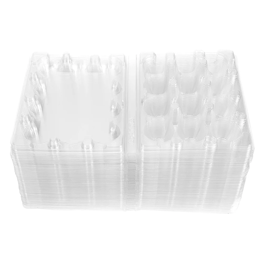 

100 Pcs Quail Egg Box Eggs Storage Accessory Supply Accessories Household Container Plastic Cartons Clear Desktop Holder