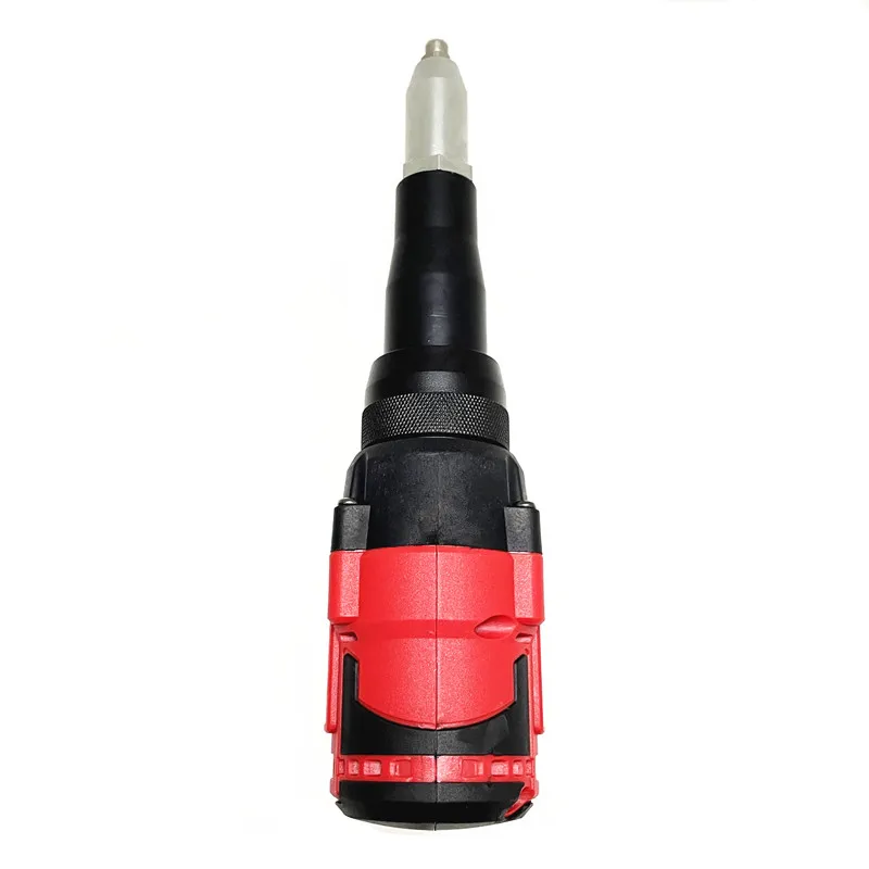 Fit for Milwaukee 18V Battery Brushless Electric Riveter Gun 2.4-4.8mm Cordless Rivet Gun With LED Light Automatic Riveting Tool