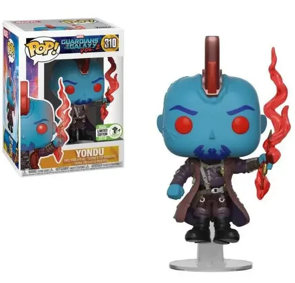 thumbnail image 1 of Figura Funko Pop Guardianes de la Galaxia Vol. 2 Yondu azul n.° 310 Figura de acción de vinilo de edición limitada de ECCC Juguetes de modelos coleccionables, 1 of 5