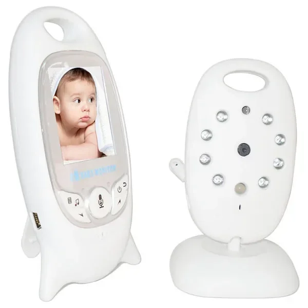 Video Baby Monitor Wireless 2.0'' LCD Temperature Babysitter IR Night Vision 2 Way Talk Security Nanny Camera 8 Lullabies VB601