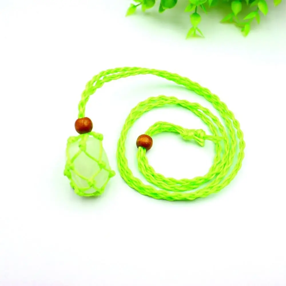 Multipurpose DIY Necklace Cord Braided Length Adjustable Crystal Necklace Holder Hand-woven Wax Rope Braided Cord Jewel braided necklace cord