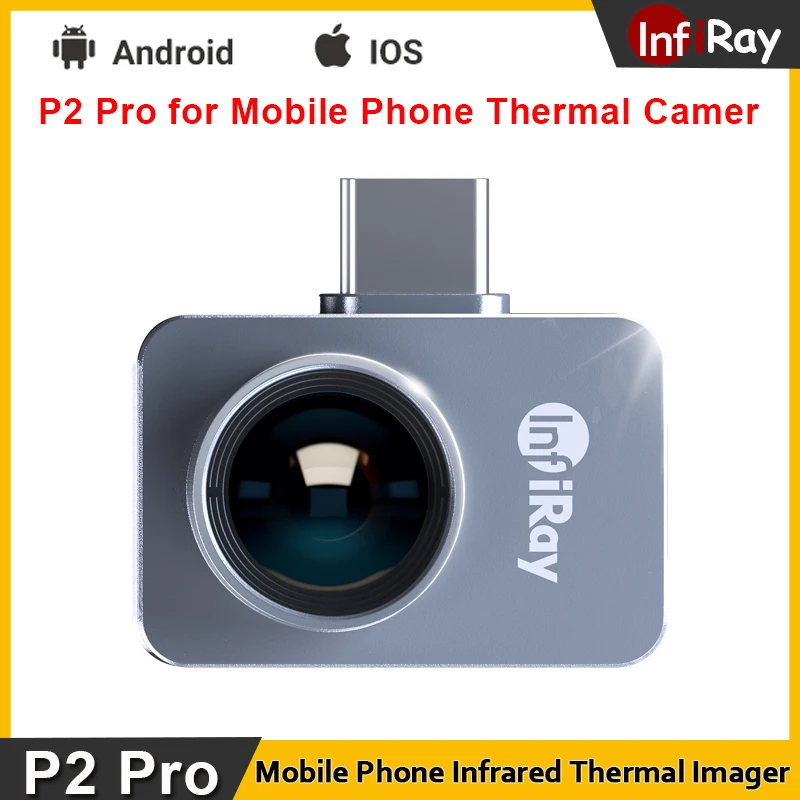 InfiRay P2 Pro Thermal Camera for iPhone iOS & Android USB Type C