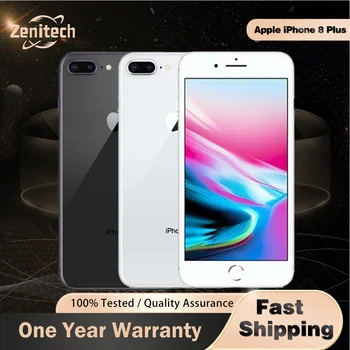 Apple iPhone 8 Plus 4G LTE 5.5" Retina True Tone Display 64/256GB ROM 12MP Camera A11 Bionic Hexa-Core iOS Smartphone