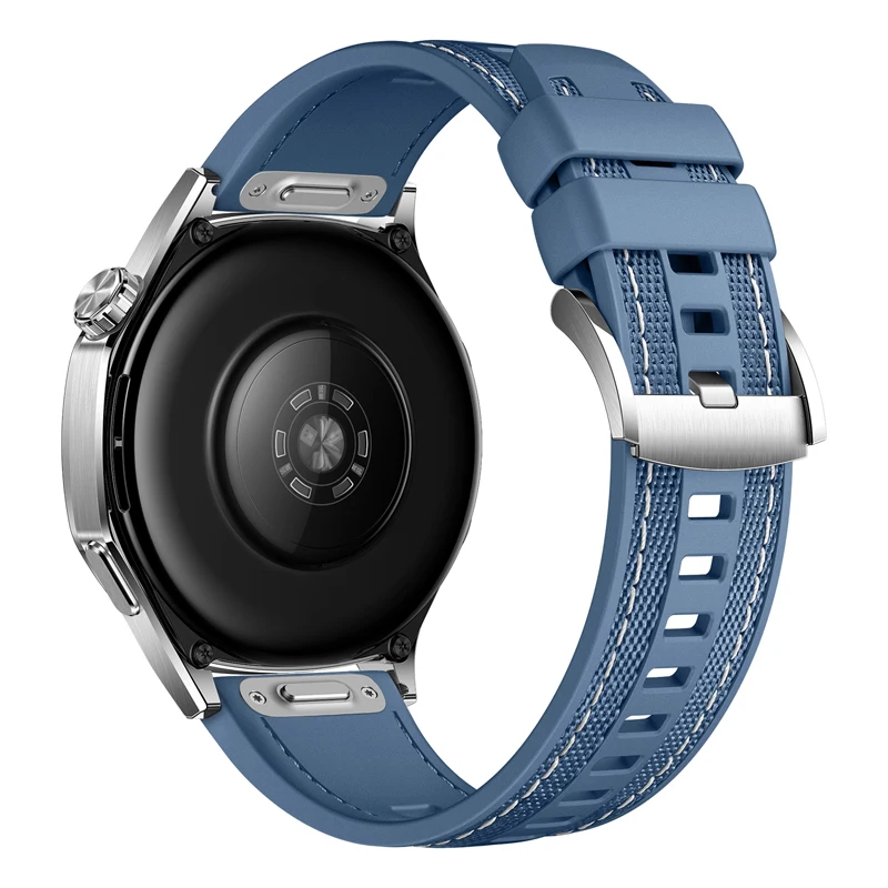 Universal 22mm Nylon Braid Silicone Wristband Strap