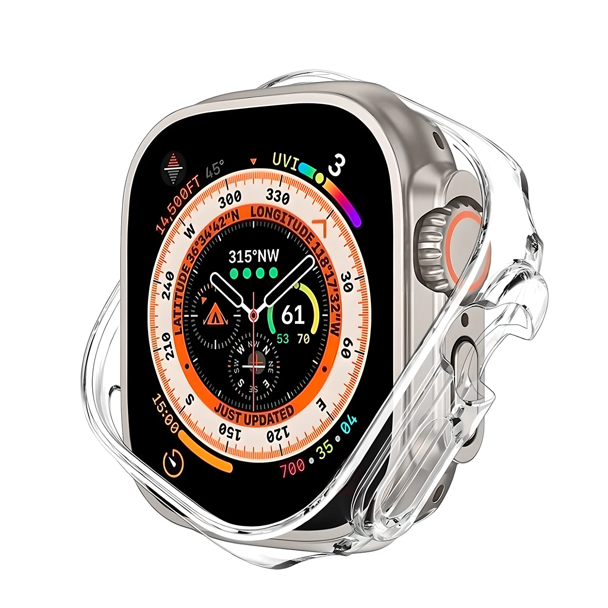 Durable Hard PC Bumper Frame for Smartwatch Protection
