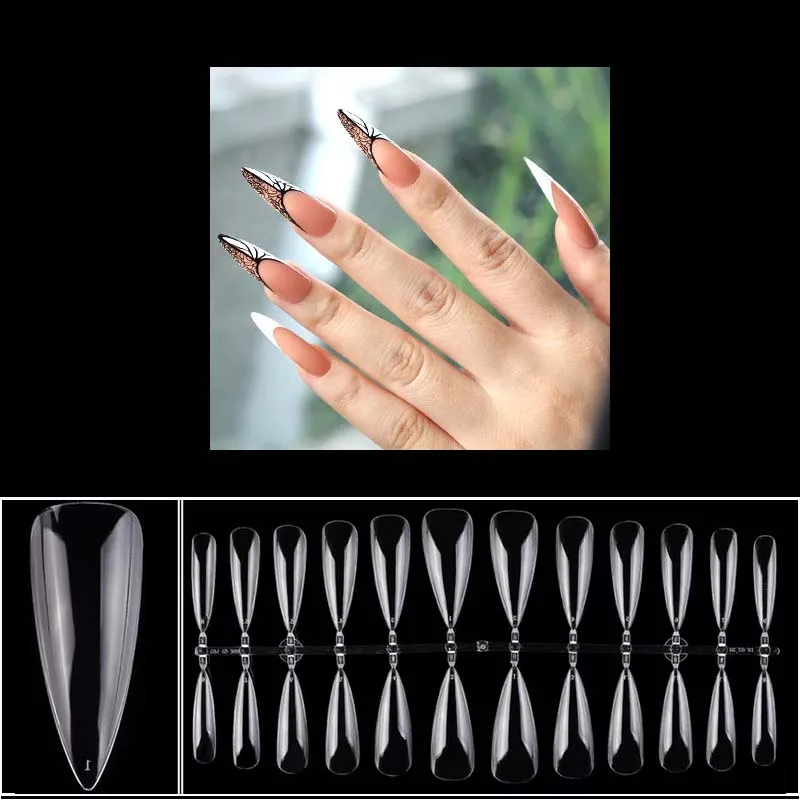 240Pcs American Capsule Nail Tips - Gel Extension System
