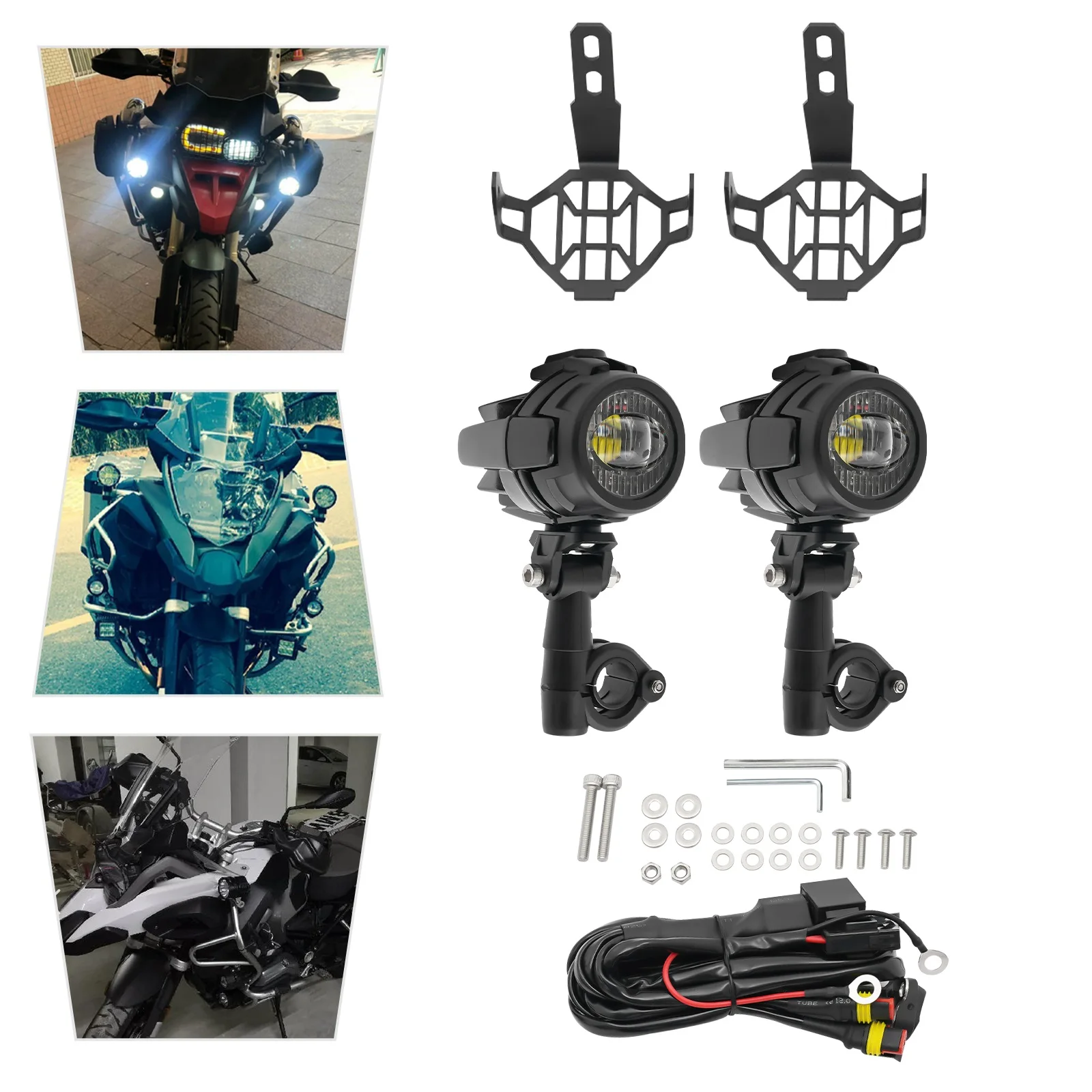 Shkalacar 2 Pezzi Fari LED per Auto da 7 Pollici, Faro Auto 7x6 5x7 Pollici 6000K 180W IP67 Impermeabile con Luce Bianca Abbagliante/Anabbagliante DRL Segnale di Direzione Ambra, Quadrato