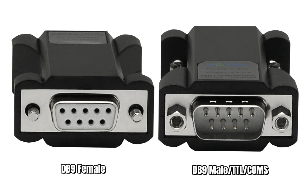 UOTEK Industrial Grade RS-232 RS232 to TTL Converter Output 5V COM DB9 Connector Adapter Supports All Operating System UT-210