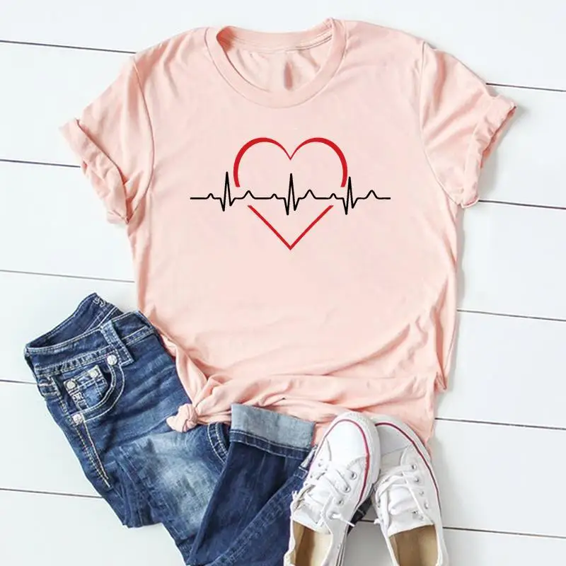 

Lip Lover Letters Printed European and American Clothing Top Women's T-shirt Women Clothes Harajuku Graphic T Shirts