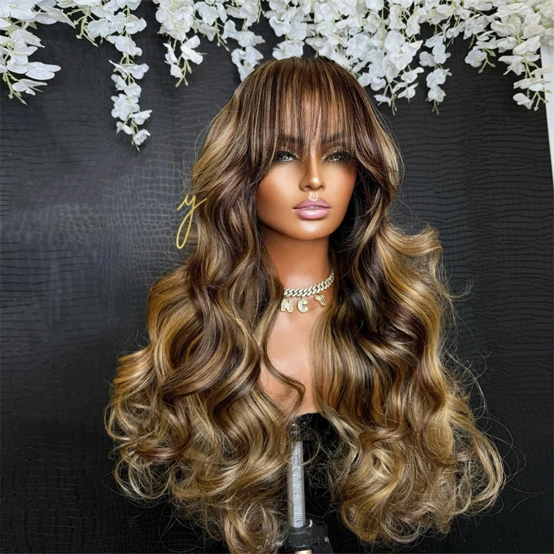 Ash Brown Mixed with Dirty Blonde Wig Natural Women