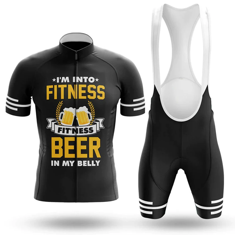 Beer Pattern Men Cycling Jersey Set Cycling Clothing Road Race Bike Suit Bicycle Bib Shorts MTB Clothes Maillot Ropa Ciclismo 2