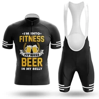Beer Pattern Men Cycling Jersey Set Cycling Clothing Road Race Bike Suit Bicycle Bib Shorts MTB Clothes Maillot Ropa Ciclismo 2