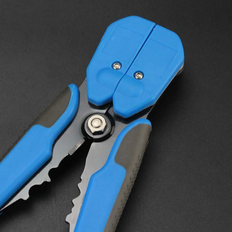 SP-082 Multi-functional Wire Stripper Pliers 0.2-6mm Wire Crimping Tool Alloy Steel Professional Cable Stripper, wire stripper