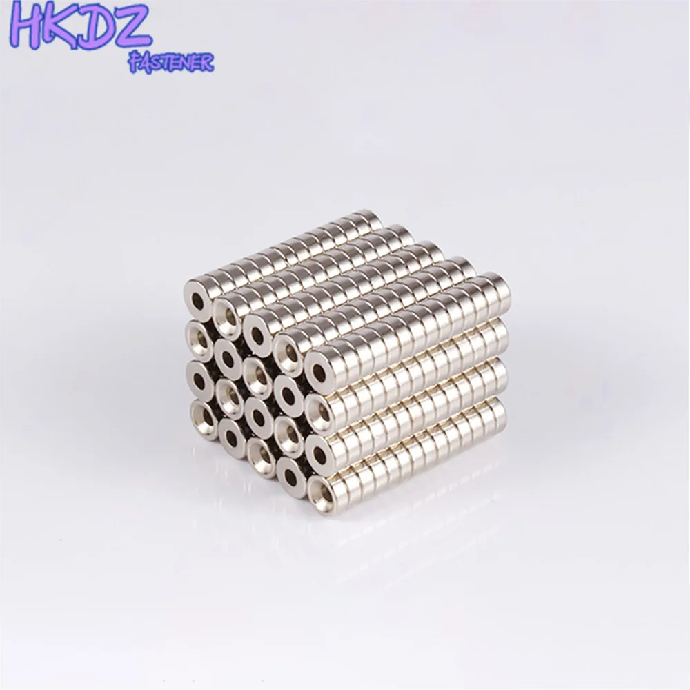10Pcs 20x3mm NdFeB Neodymium Magnet with 3mm Hole Countersunk Round Ring Magnets 
