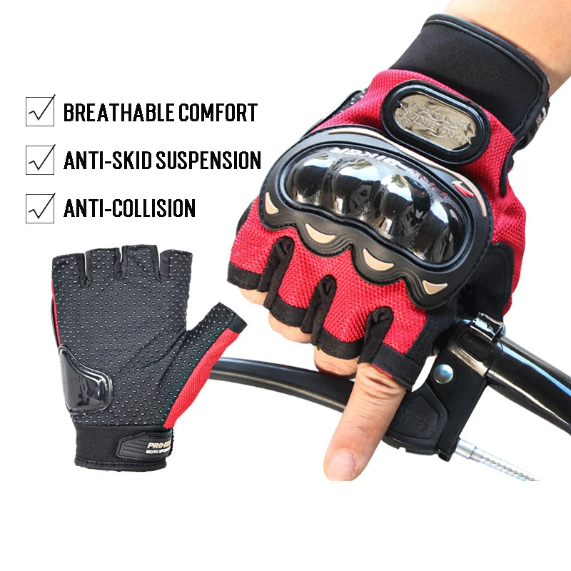 PRO-BIKER ������� �尩 Ridding Half Finger Touring ��� ������ �Ÿ� ��ȣ ��� �޽� �к긯 �尩