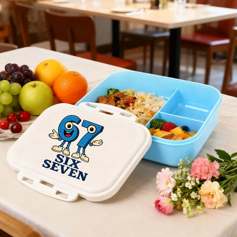 Cute Cartoon Lunch Box - Large Capacity Portable Bento Case for Kids, Students, and Picnics