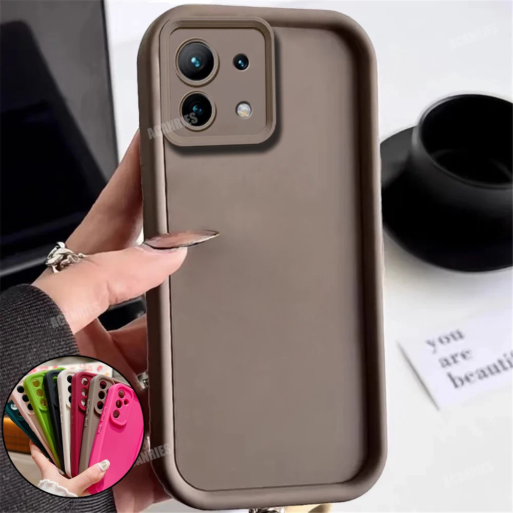 Matte Soft Silicone Airbag Shockproof Back Cover for Xiaomi Mi 11 Lite 5G Ne & 11i