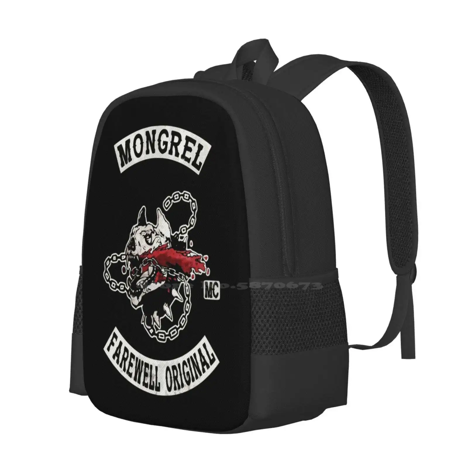 Days Gone-Mongrel Farewell Original Mc School Bags For Teenage Girls Laptop Travel Bags Days Gone Mongrel Farewell Original Mc