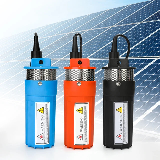 1pcs 12V 24V 6L/min Liftu003d70m Deep Well Submersible Pump For Solar Energy  Panels Small