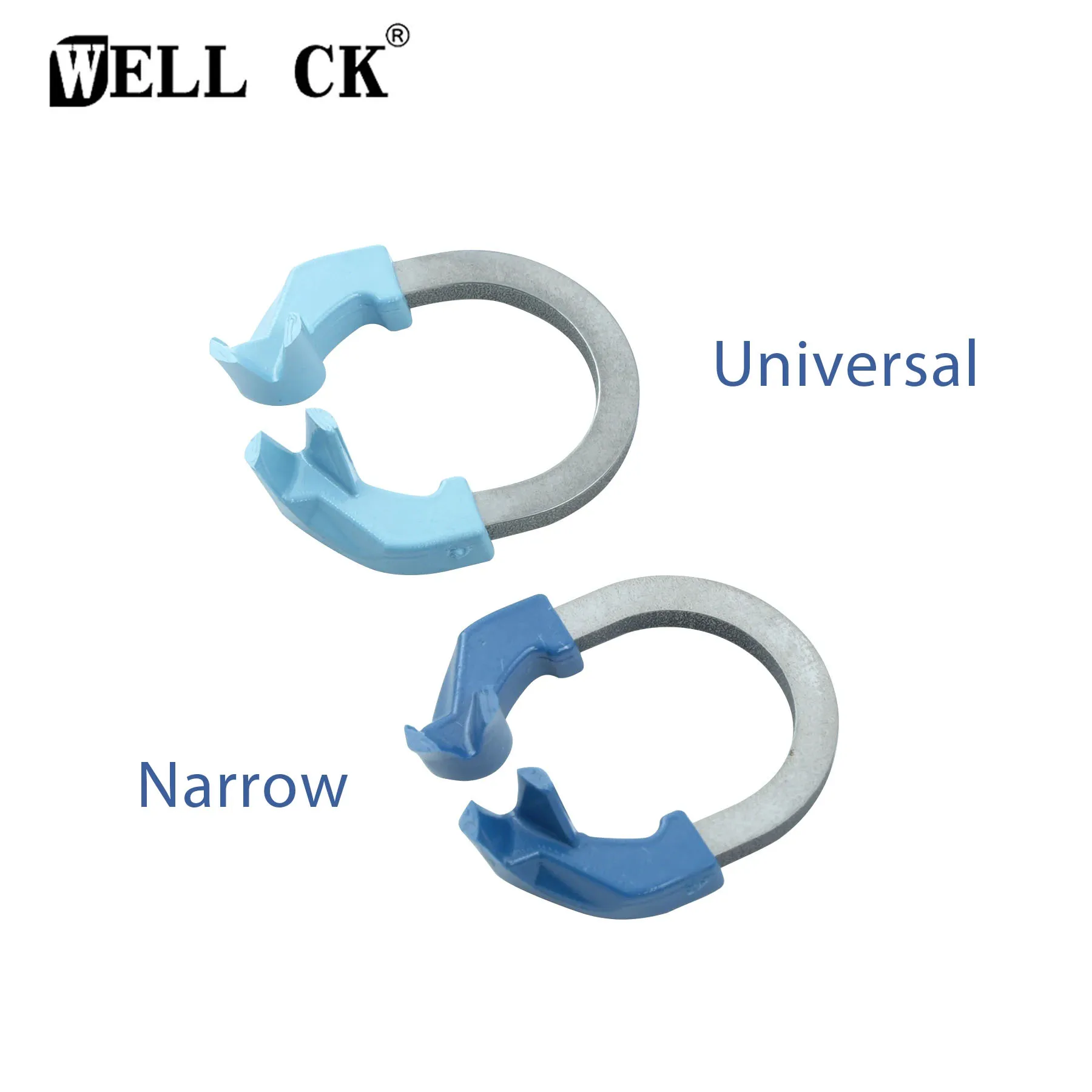 WELLCK Dental Forming Clamp Ring Dental Retaining Rings Bean Cutter Clip Resin Nickel-Titanium Alloy High Temperature Resistant