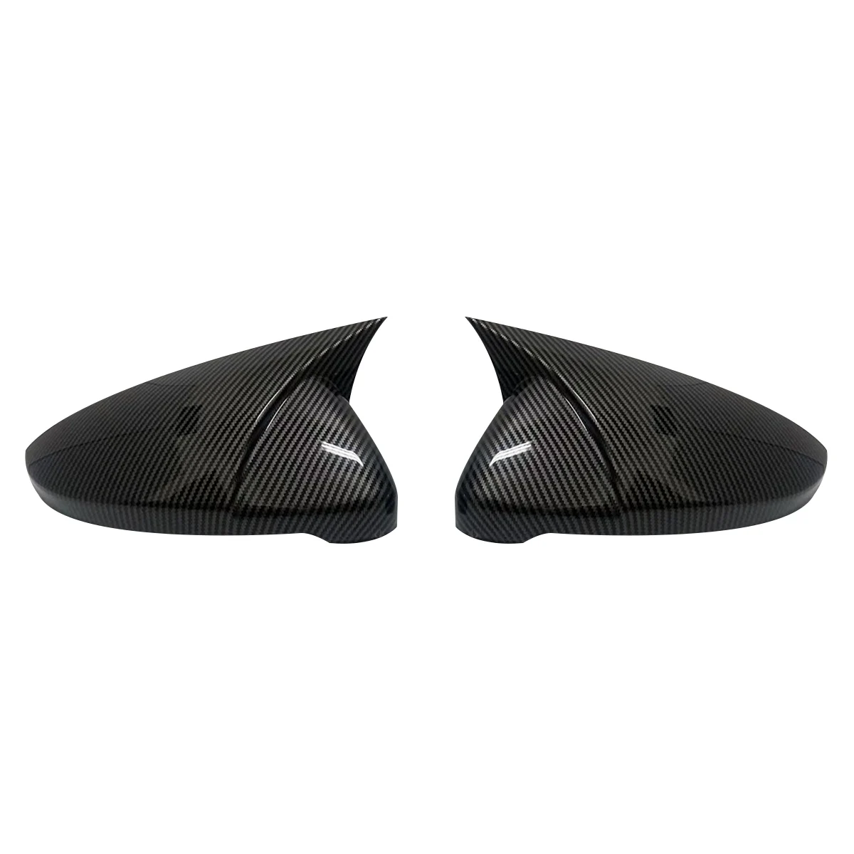 2 piezas de cubierta de carcasa de espejo retrovisor lateral para VW Golf 7 MK7 7.5 GTI GTD GTE R para Touran 2013-2020 accesorios de coche