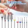 10pcs Professional Tungsten Carbide Acrylic Nail File Bits Nail Art Tools For Electric Manicure Machine Home Salon Use 1
