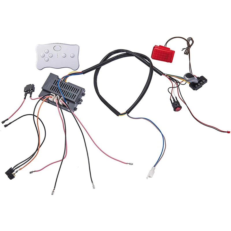 12V DIY Modified Wires and Switch Kit,with 2.4G Bluetooth Remote Control,for Children Electric Ride On Car Accessories