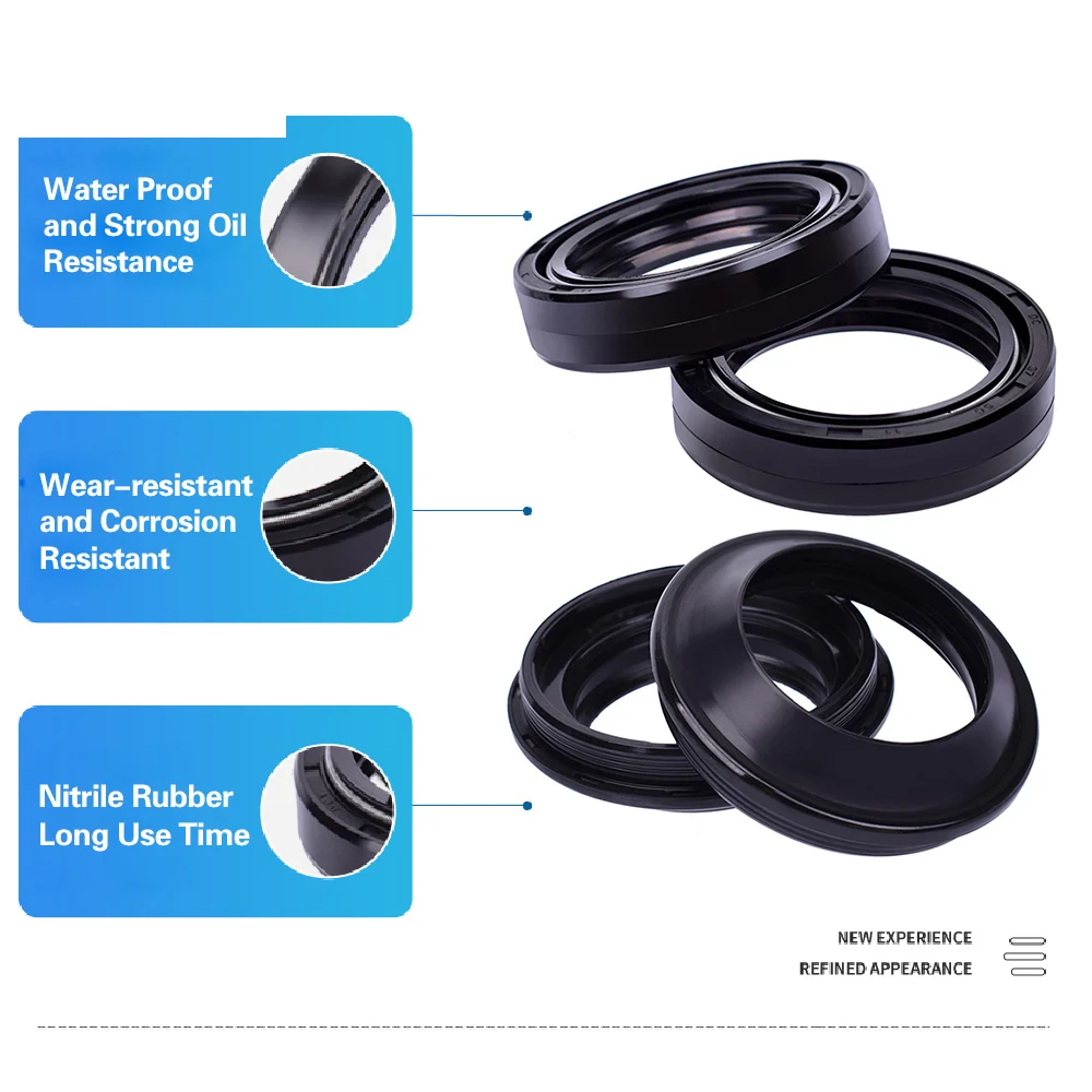 

37x50x11 Motor Bike Front Fork Oil Seal 37 50 Dust Cover For Honda CB500 FOUR CB CB500S CBR500 TWIN CBR 500 VT500C VT500 VT 500