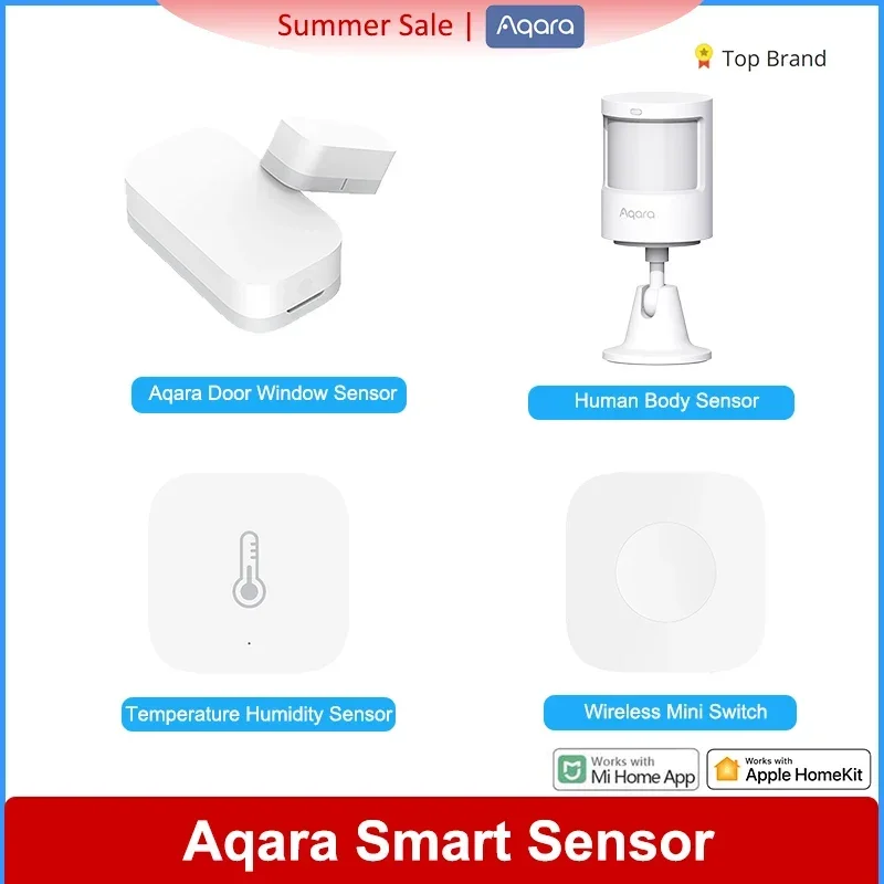 AqaraDoorSensorsBodySensorAqaraTemperatureSensorZigBeeWireless