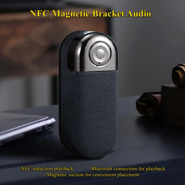 Mini haut-parleur sans fil portable Bluetooth et NFC
