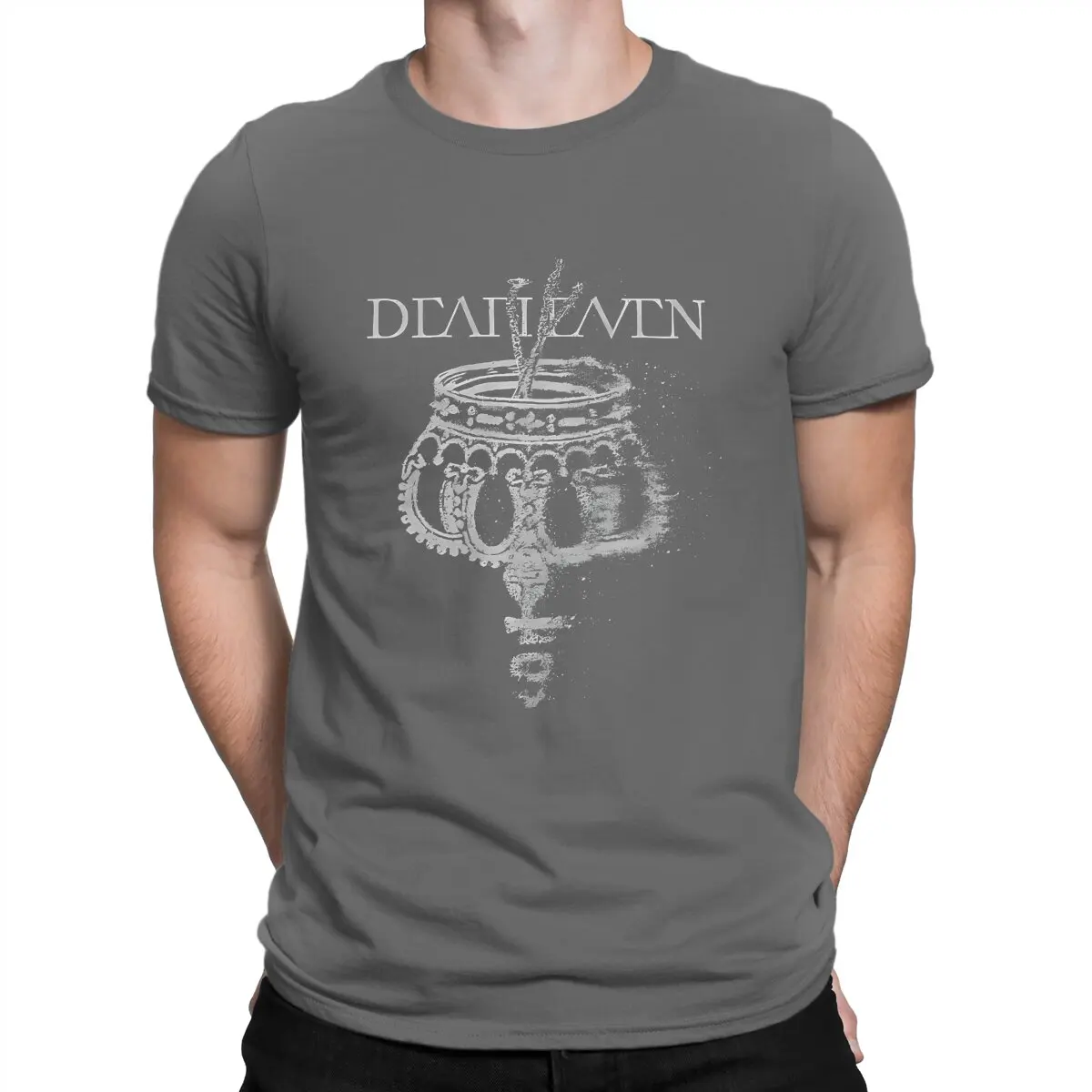 thumbnail image 1 of Camiseta Crown para hombre, camiseta de tela de manga corta y cuello redondo Deafheaven, divertida y de alta calidad, ideal como regalo., 1 of 7