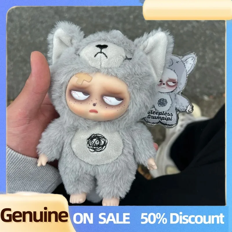 Original Sleepless Grumpipi Series Vinyl Face Blind Box Backpack