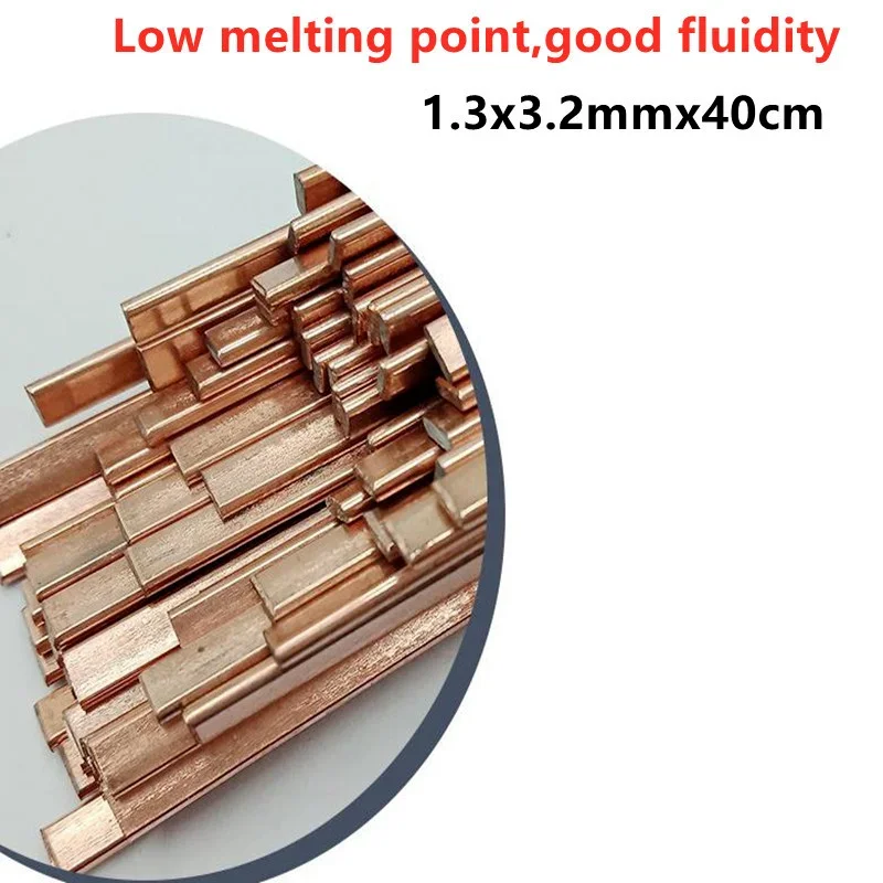 Brass Brazing Welding Rod Phosphorus Copper Electrode Welding Wire Soldering Rod Bronze No Need Solder Powder 50cm welding rods welding wire tin solder rod