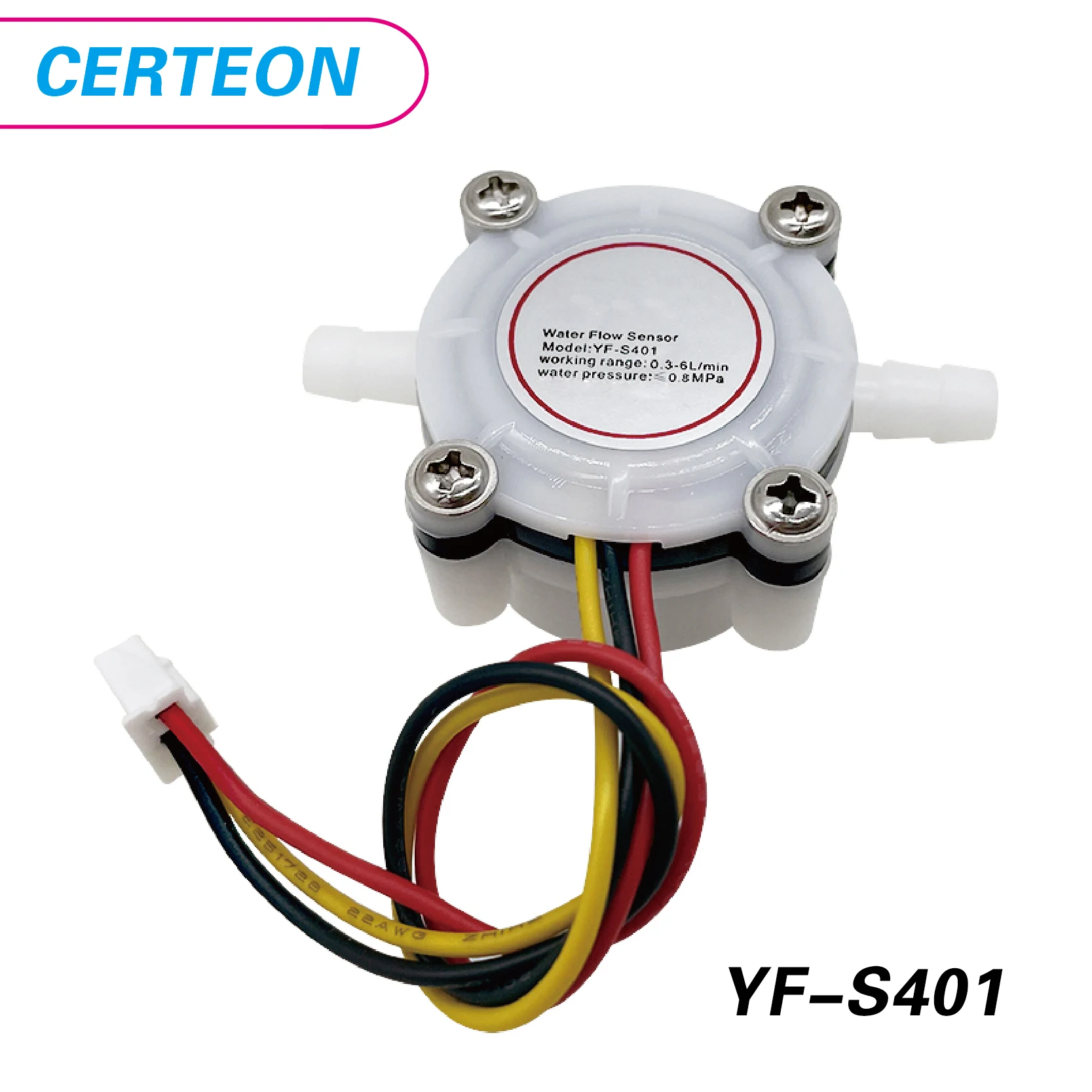 YF-S401 YF-S402 YF-S402B YF-S402C YF-S403 Water Flow Sensor G1/4 G3/8 G3/4 Hall Effect Liquid Flow Meter for Water Heater and Di