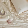 Lyocell Bamboo Fiber Silky Cool Feeling Sleeping Naked Bedding Set Rose Flowers Embroidery Duvet Cover Bed Sheet Set Pillowcases 3
