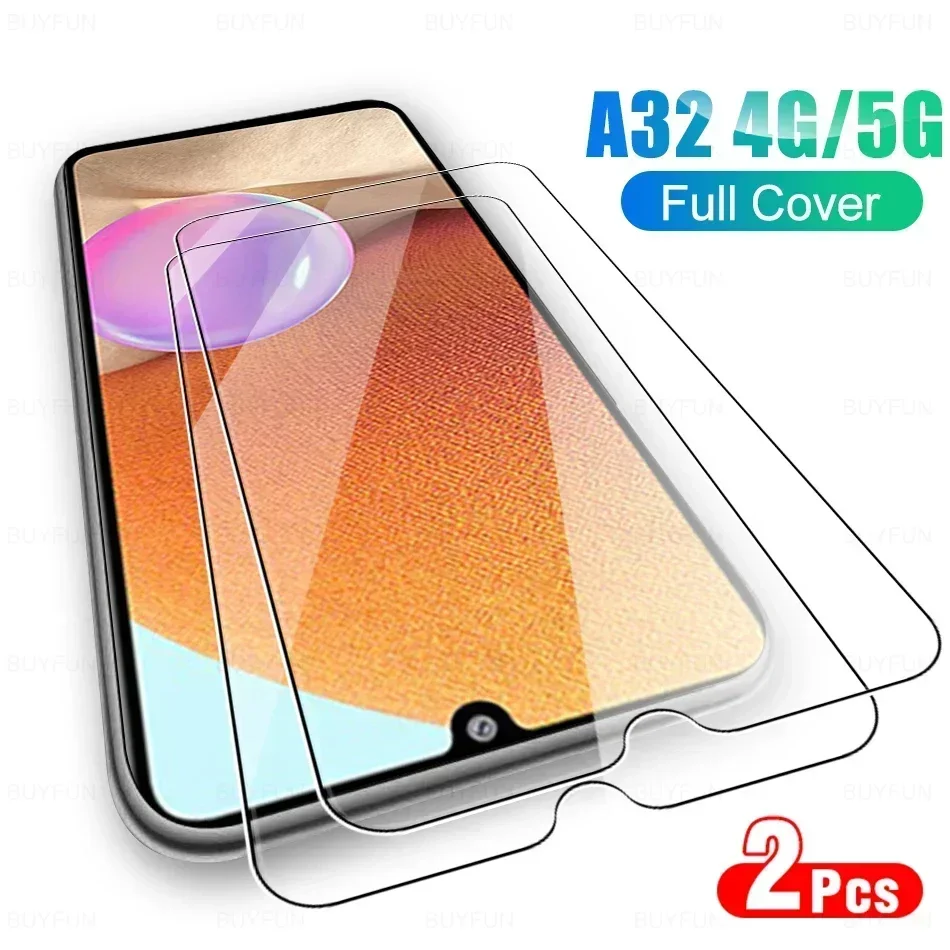 

2 Pcs Protective Glass For Samsung A32 4G Screen Protector For Samsung Galaxy A32 5G A 32 A326B A325F On M32 5G M Tempered Film