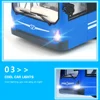 2.4G 6CH Remote Control Bus with Open Door LED Light Realistic Sound Simulation RC City Car Electronic RC Vehicle Boys Gift Toy 4