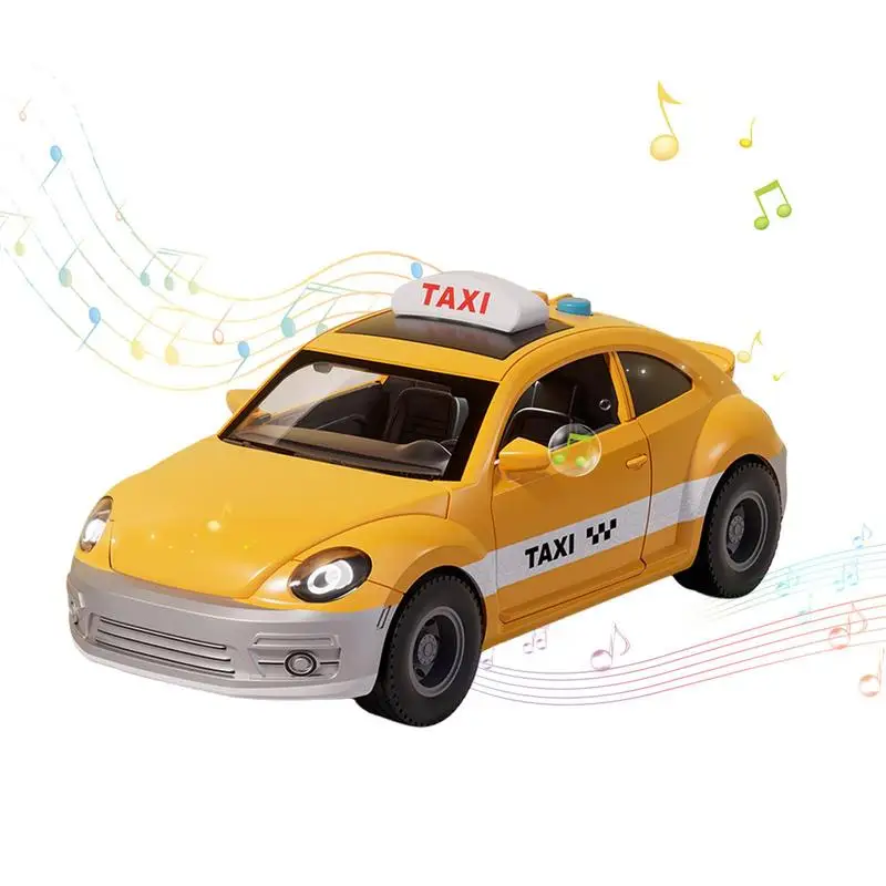 

Taxi Toy Nyc City Taxi Toy With Sound And Light Small Toy Cars In Yellow For Kids Boy Collector's Item Indoor Home Gifts