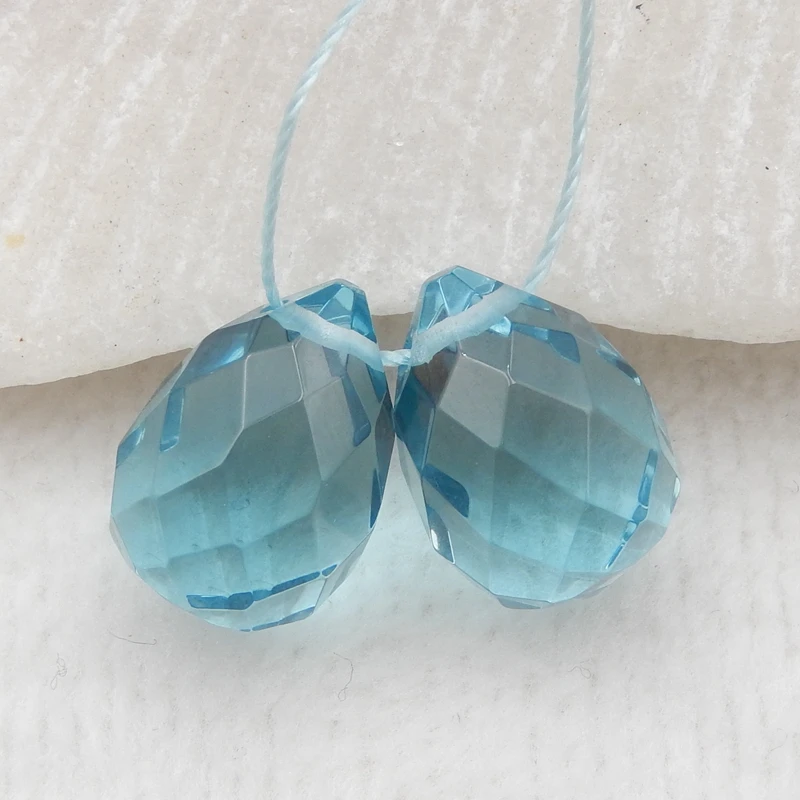 Charms jewelry Women Earrings Quartz Jewelry Gift Gem Customized,birthday gift!!  Earring Beads,14x10mm,3.7g