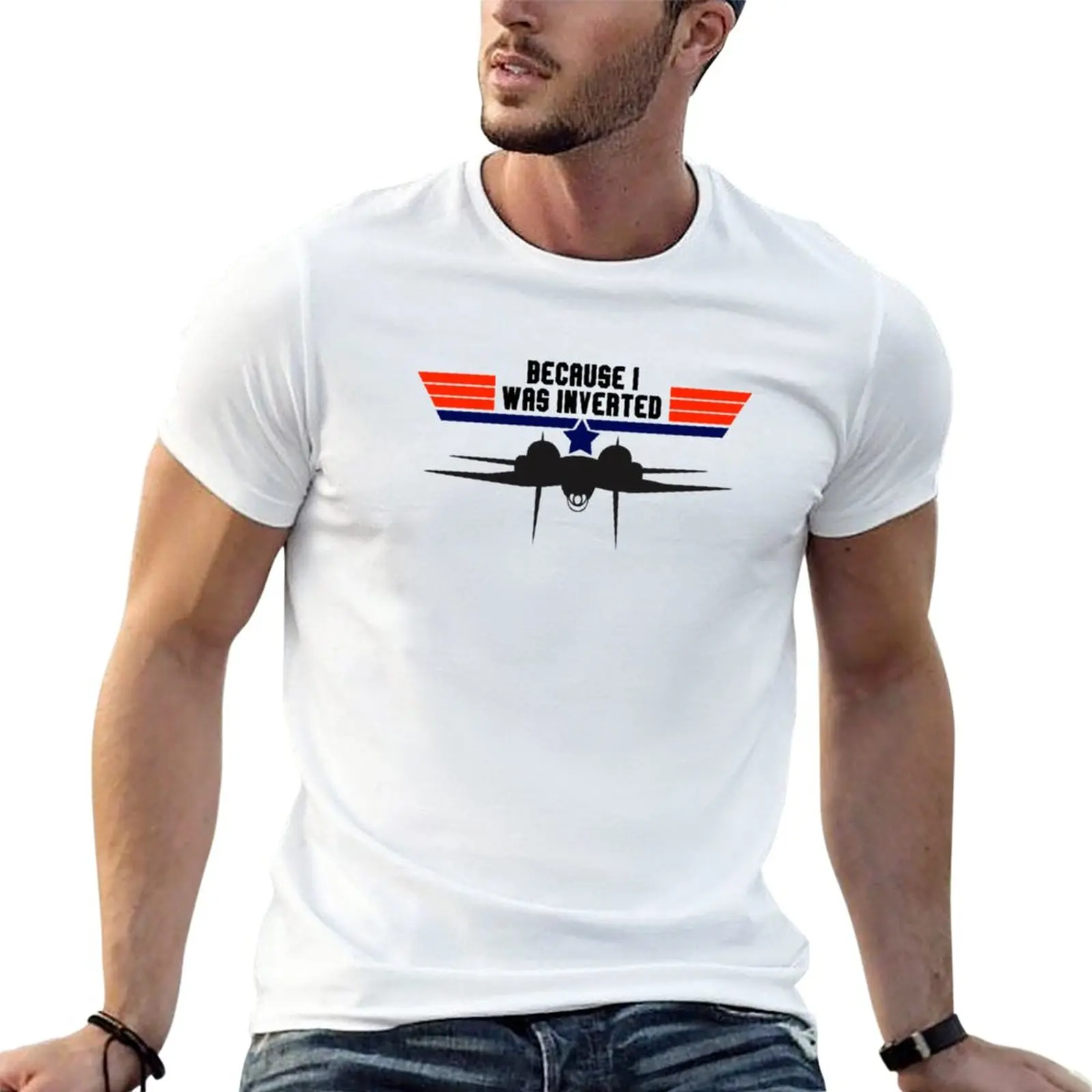 

New Top Gun Because I was Inverted T-Shirt boys animal print shirt boys white t shirts boys t shirts mens plain t shirts