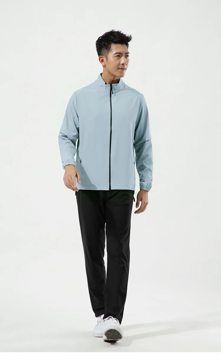 Stand-up collar jacket casual windproof outdoor thin coat men clothing