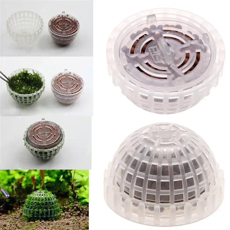 5*2.8cm Natural Mineral Aquatic Bio Moss Ball Aquarium Crystal Red Shrimp House Fish Tank Decoration Mineral Balls
