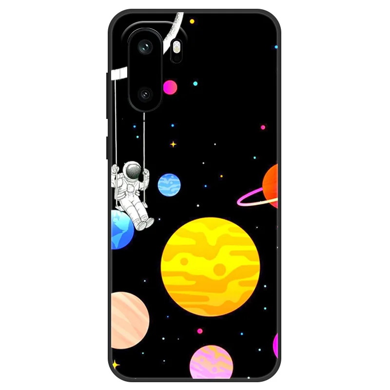 Cute Flower Print Soft Silicone Case - Protective Cover
