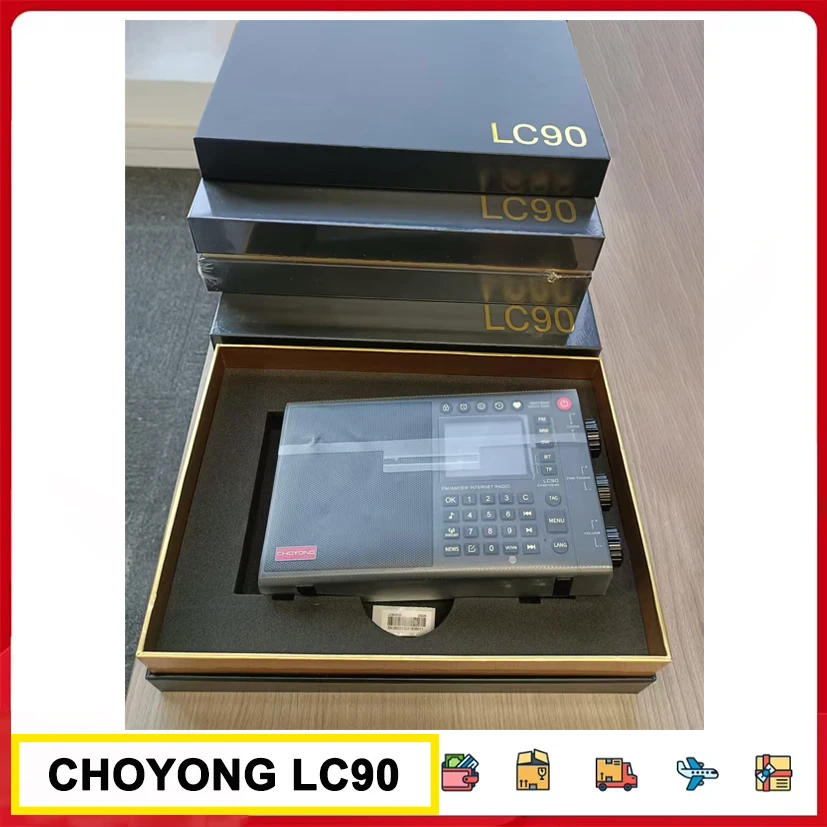 재고 있음 CHOYONG LC90 라디오 글로벌 버전 멀티 밴드 인터넷 라디오 CHOYONG LC90 BBC VOA KBS 라디오 방송국용 글로벌 FM 라디오