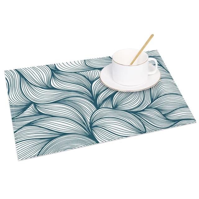 Minimalist Leaf Table Placemats 4